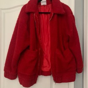 I.AM.GIA Oversized teddy coat